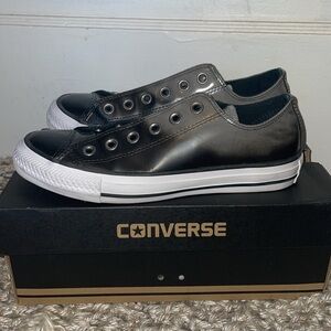 Converse ombre shimmer low ride sneakers